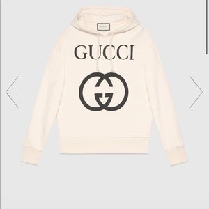 Hooded sweatshirt with Interlocking G